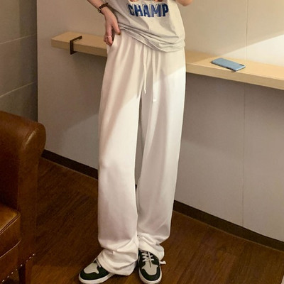 Pantaloni casual dama cu cravate