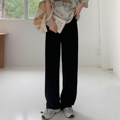 Pantaloni casual dama cu cravate