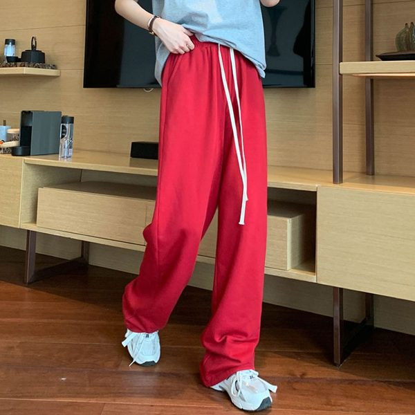 Pantaloni casual dama cu cravate