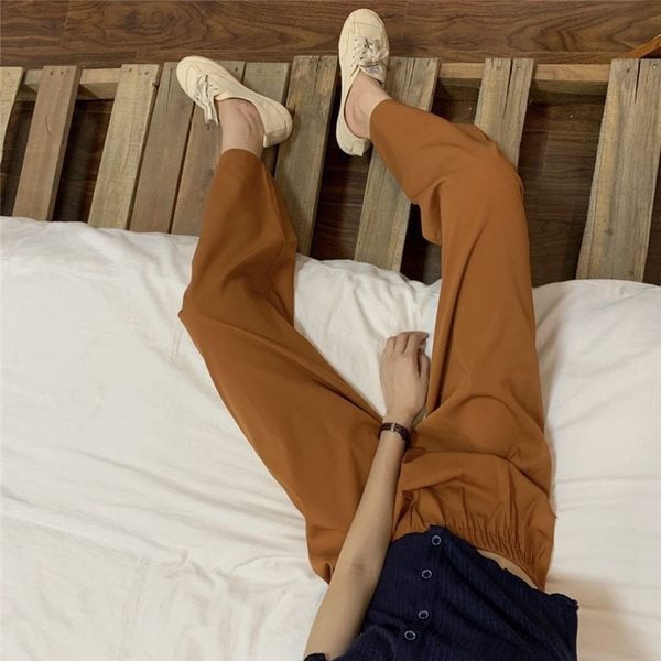 Γυναικείο παντελόνι παντελόνι με ελαστική μέση