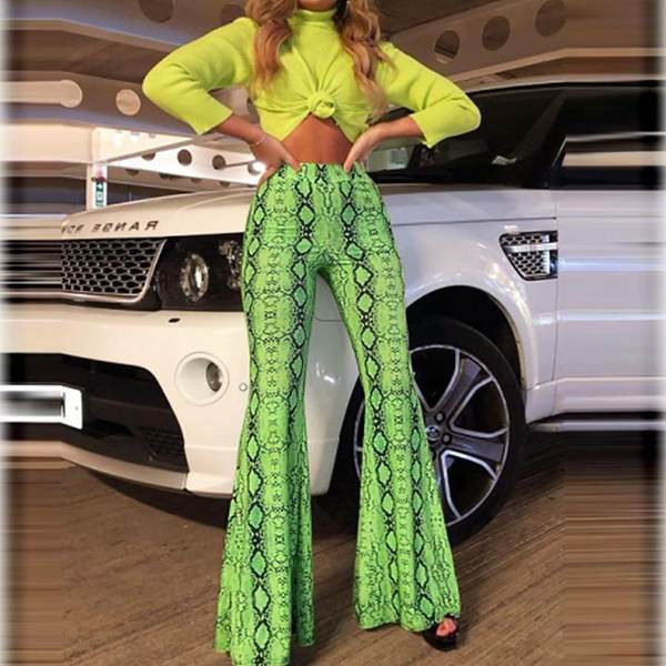 Modernas sieviešu Čārlstonas bikses ar augstu vidukli