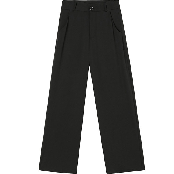 Μοντέρνο γυναικείο παντελόνι με μήκος 9/10 σε λευκό και μαύρο χρώμα