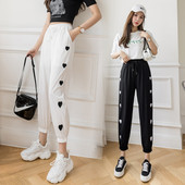 Sieviešu ikdienas bikses ar kabatām un saitēm