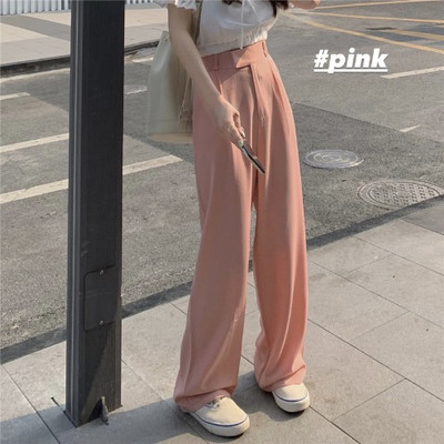 Sieviešu bikšu modelis ar augstu vidukli un pogu