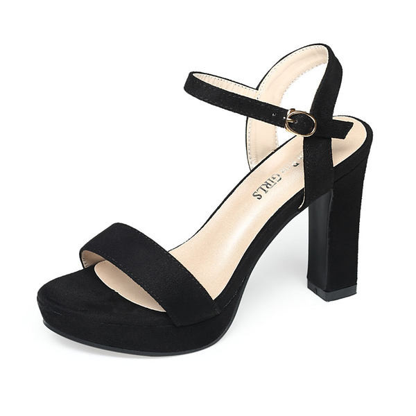 Modernas sieviešu sandales ar lencēm un 10 cm papēdi