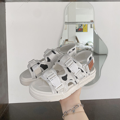 Sandale casual dama cu velcro