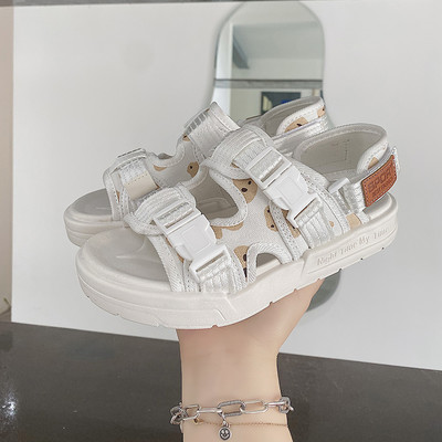 Sandale casual dama cu velcro