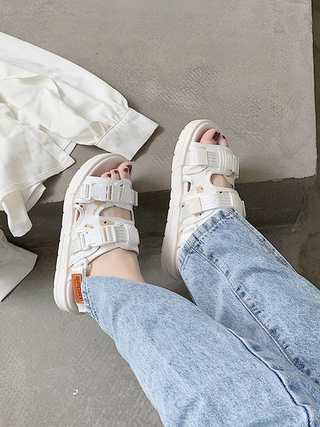 Sandale casual dama cu velcro