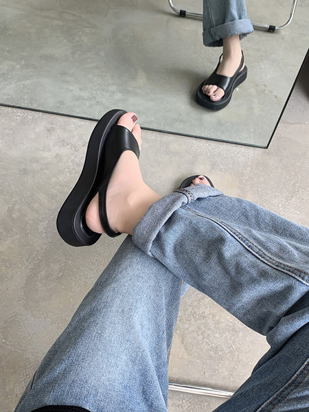 Sandale dama model uni cu catarama si talpa plata