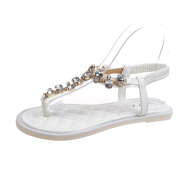 Sandale de dama topice cu degete cu pietre decorative