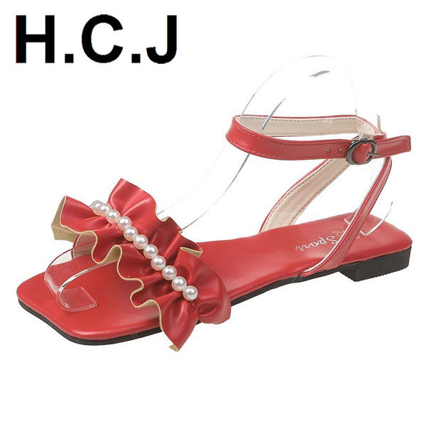 Sandale de dama din imitatie de piele cu perle in trei culori