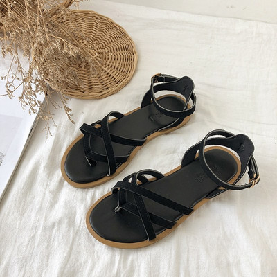 Γυναικεία casual σανδάλια απλό μοντέλο με αγκράφα