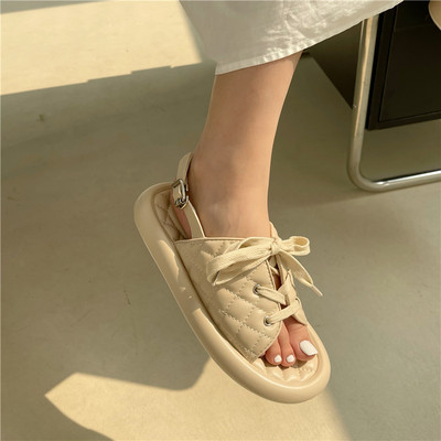 Γυναικεία casual σανδάλια με κορδόνια σε τέσσερα χρώματα