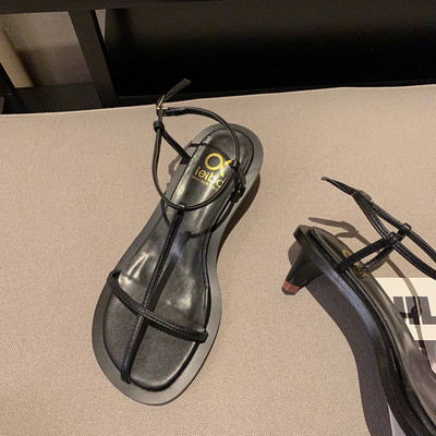 Sandale de dama din piele in trei culori - model uni