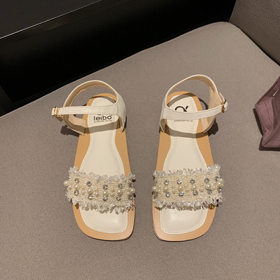 Sandale de dama in patru culori cu talpa plata