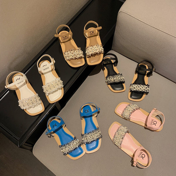 Sandale de dama in patru culori cu talpa plata