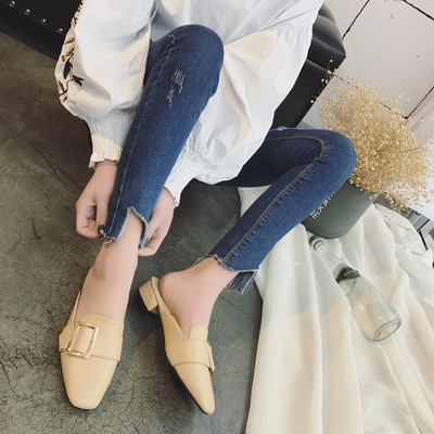 Papuci eleganti de dama cu catarama model uni