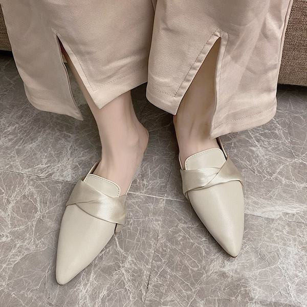 Papuci casual dama - model ascutit