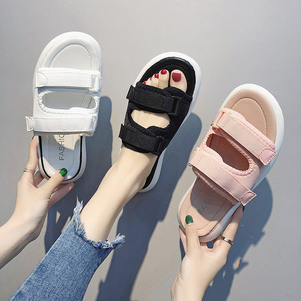 Papuci casual dama cu velcro