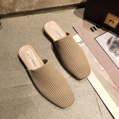 Γυναικείες παντόφλες απλό μοντέλο με τακούνι