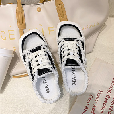 Model nou de papuci de dama cu cravate in patru culori