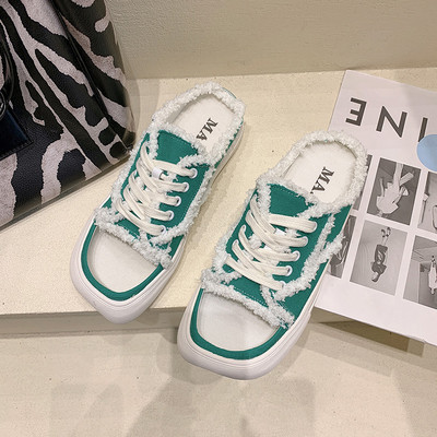 Model nou de papuci de dama cu cravate in patru culori