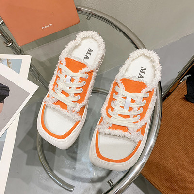 Model nou de papuci de dama cu cravate in patru culori