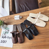 Papuci dama model uni cu catarama