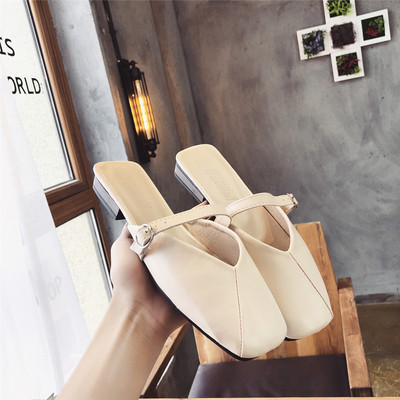 Papuci dama model uni cu catarama