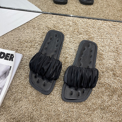 Papuci casual dama cu talpa plata in trei culori