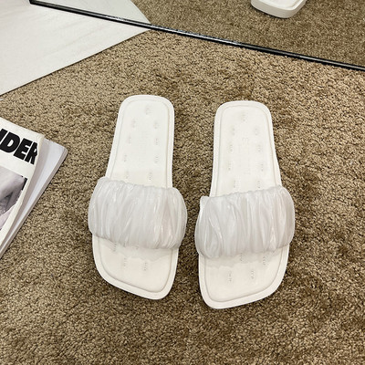 Papuci casual dama cu talpa plata in trei culori