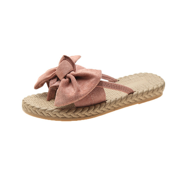 Papuci de damă cu talpă plată prin vârf