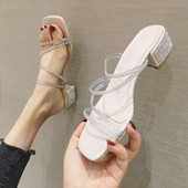 Papuci de dama moderni cu pietre - stil roman