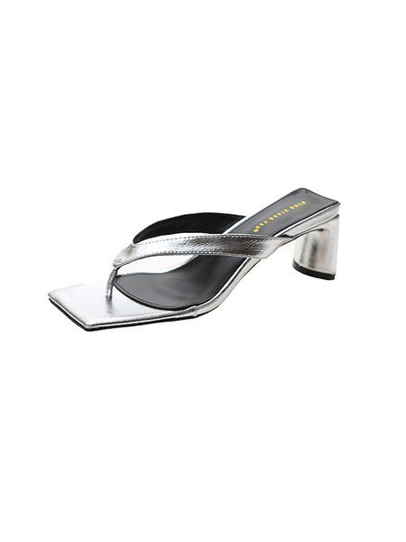 Papuci topici de damă peste vârf cu tocuri înalte