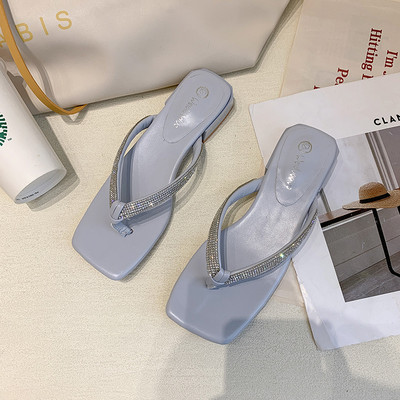 Papuci casual dama cu efect stralucitor in patru culori