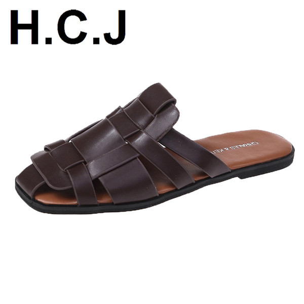 Papuci de dama din imitatie de piele cu talpa plata - trei culori