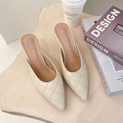 Papuci eleganti cu toc model ascutit pentru femei