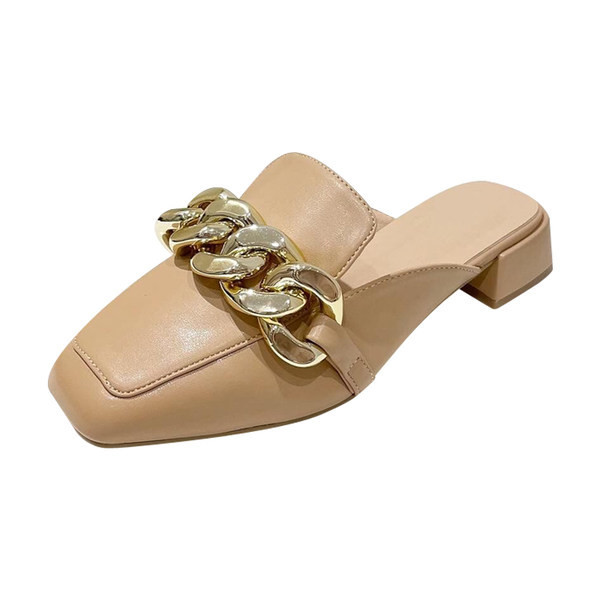 Papuci casual dama din piele in trei culori