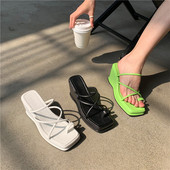 casual γυναικείες παντόφλες με ψηλή πλατφόρμα 7 εκατοστά