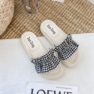 Papuci moderni cu talpă plată pentru femei