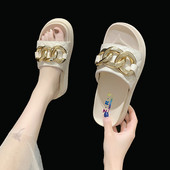 Κομψές παντόφλες με πόρπη και επίπεδη σόλα για γυναίκες