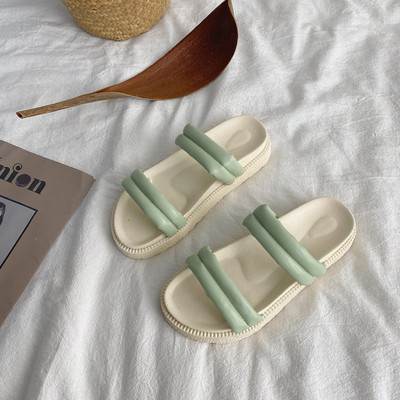 Papuci casual model uni cu talpa plata pentru femei