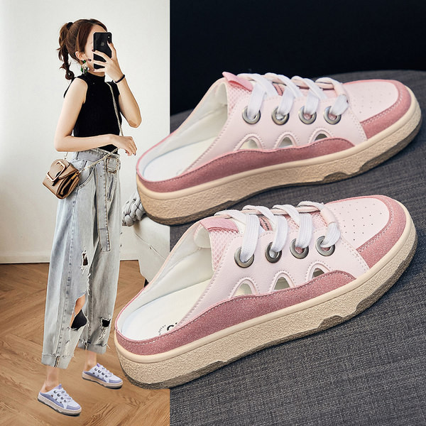 Papuci dama sport si casual cu cravate in mai multe culori