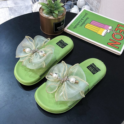 Casual παντόφλες με κορδέλα και επίπεδη σόλα σε τρία χρώματα