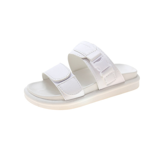 Papuci casual de dama cu talpa plate si velcro