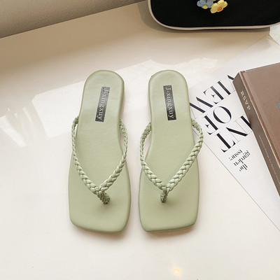 Casual παντόφλες απλό μοντέλο για μέσα από το δάχτυλο για γυναίκες