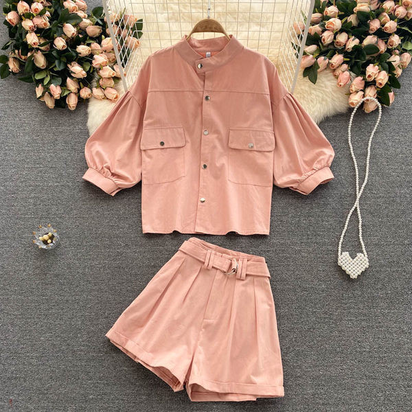 Ženski komplet iz dva dijela u rozoj boji