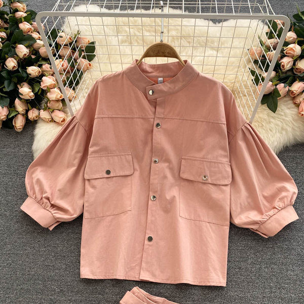 Ženski komplet iz dva dijela u rozoj boji