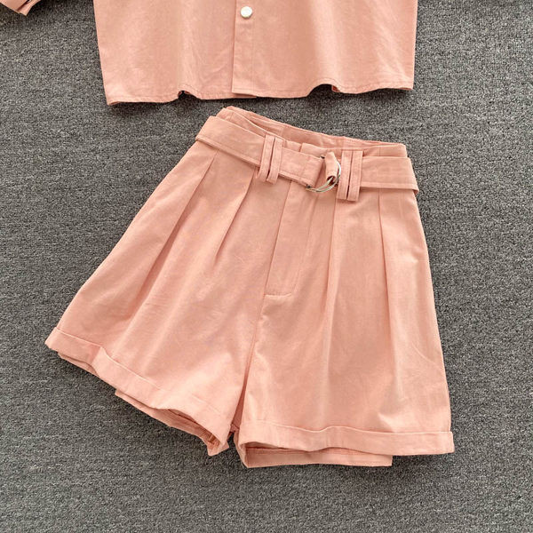 Ženski komplet iz dva dijela u rozoj boji