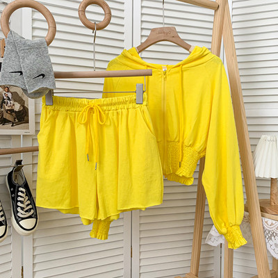 Ikdienas sieviešu komplekts no divām daļām vairākās krāsās